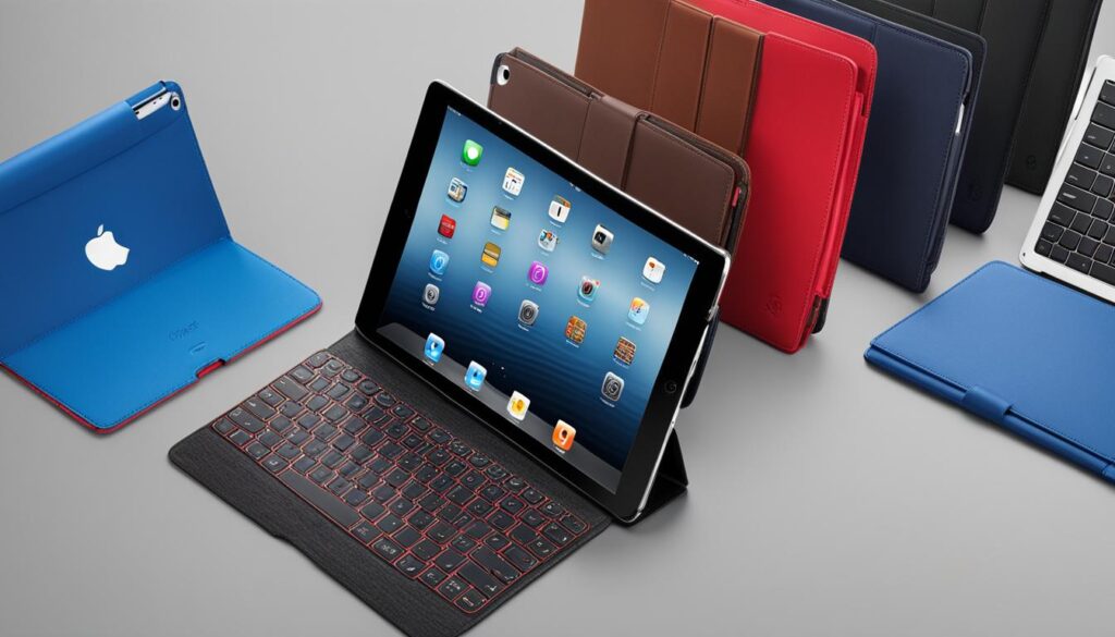 iPad Hülle mit Tastatur